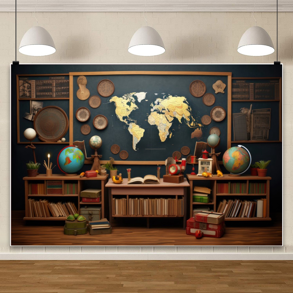 Back to School Backdrop Decora - Kids Education Background ulasan dan harga