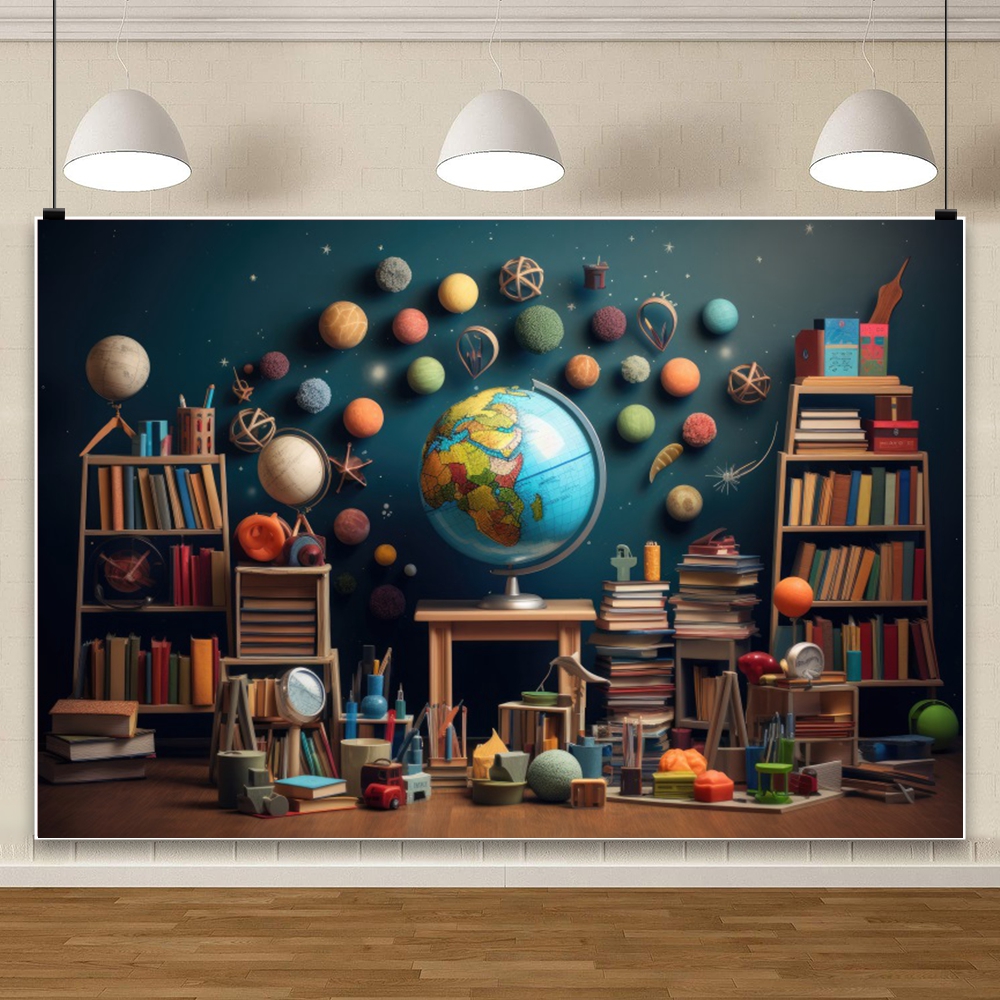 Back to School Backdrop Decora - Kids Education Background ulasan dan harga