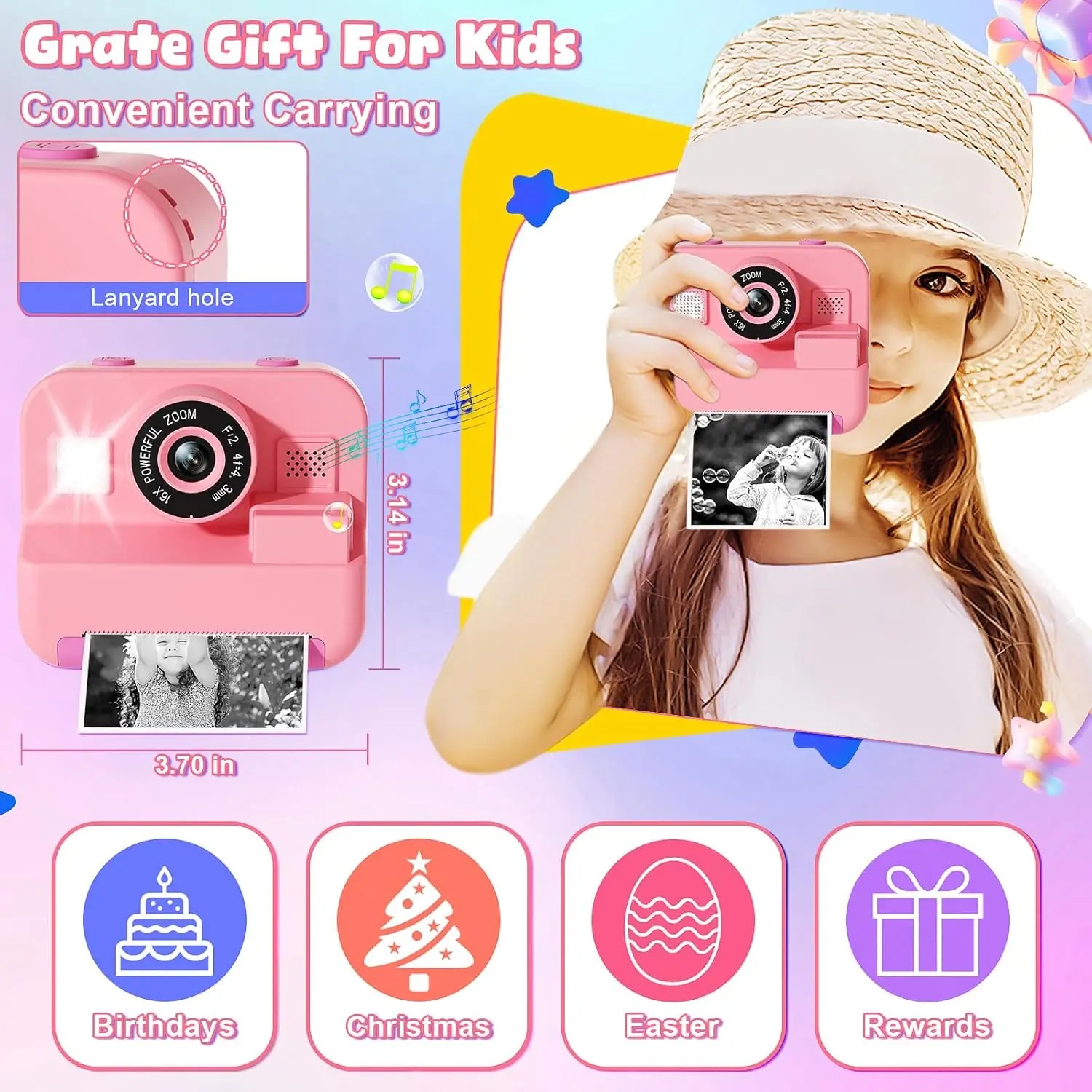 newInstant Print Camera With 3 - Kids Education News ulasan dan harga