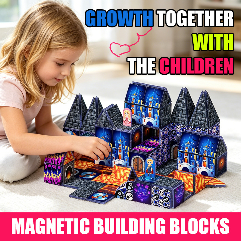 Magnetic Cube Building Blocks  - Kids Educational Game 3 ulasan dan harga