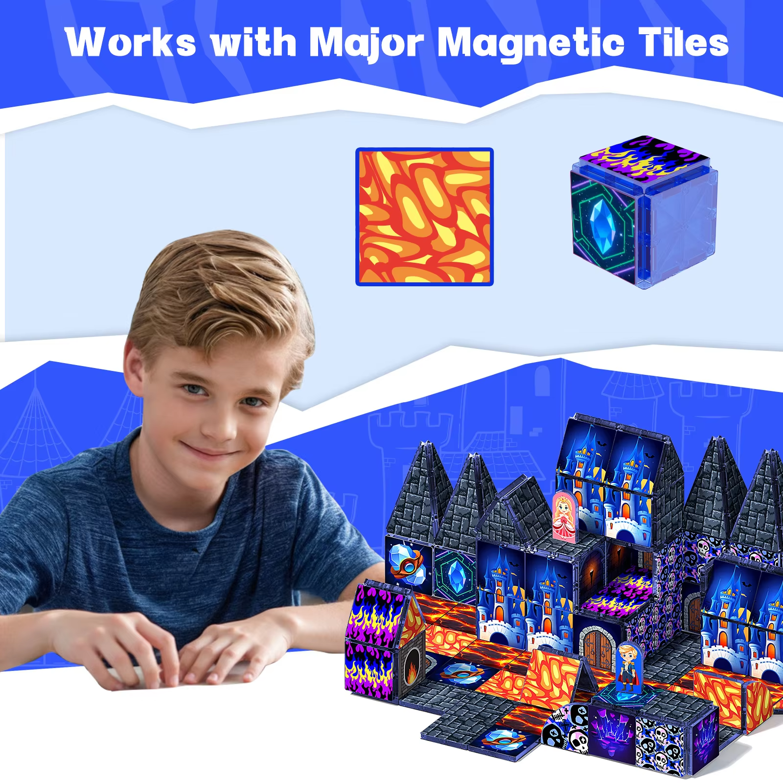 Magnetic Cube Building Blocks  - Kids Educational Game 3 ulasan dan harga