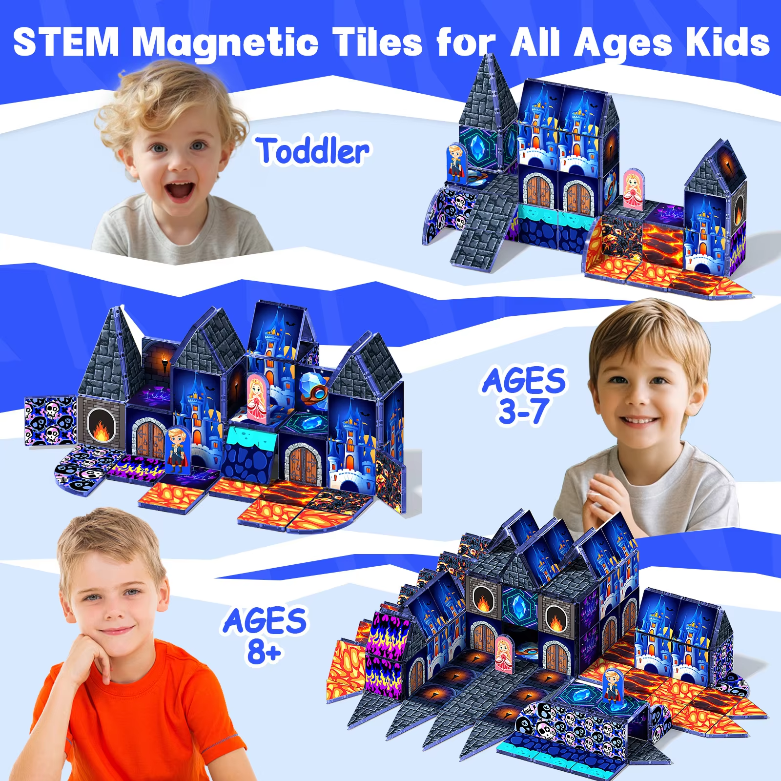 Magnetic Cube Building Blocks  - Kids Educational Game 3 ulasan dan harga