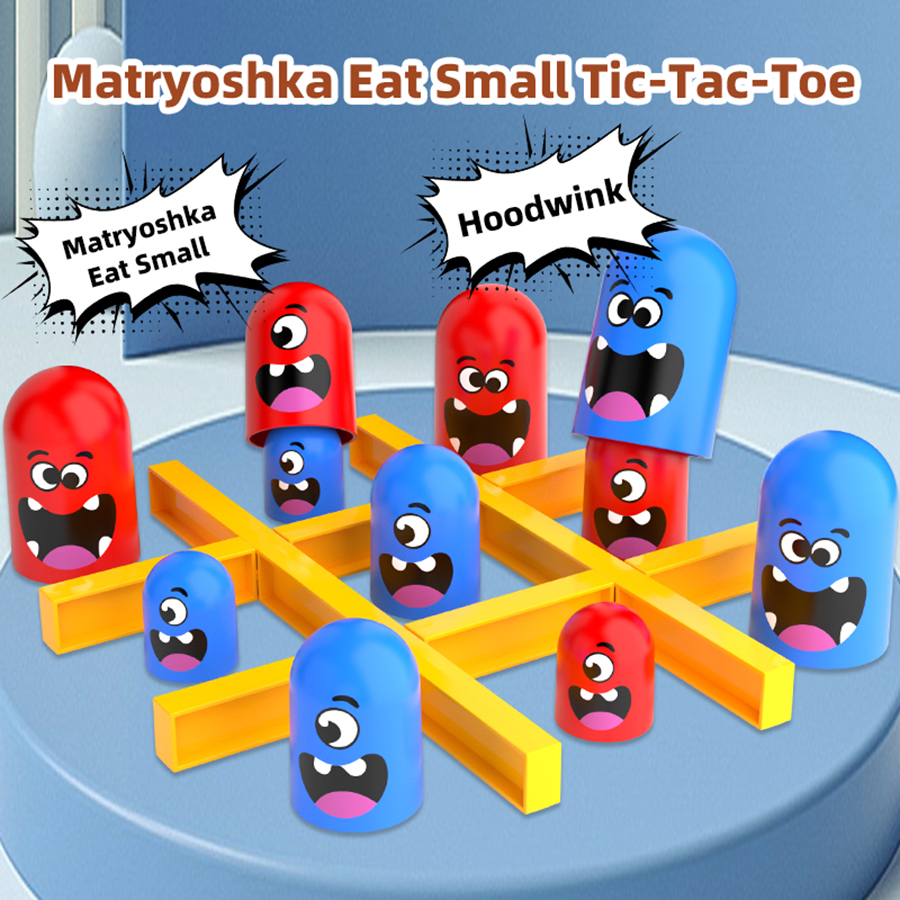 1set Tic Tac Toe Big Eat Small - Kids Educational Game 3 ulasan dan harga