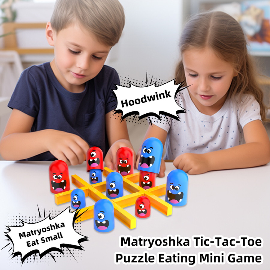 1set Tic Tac Toe Big Eat Small - Kids Educational Game 3 ulasan dan harga