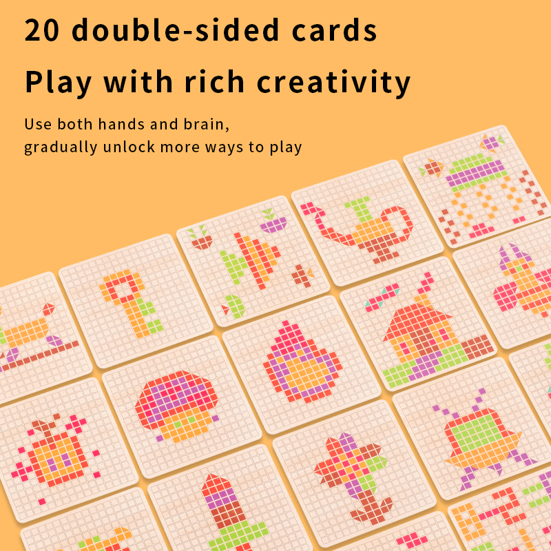Wooden Logical Cube Puzzle - M - Kids Educational Game 3 ulasan dan harga